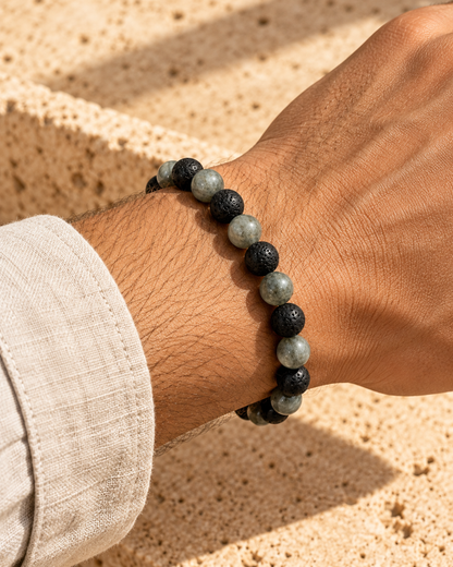 Steinarmbänder Herren
